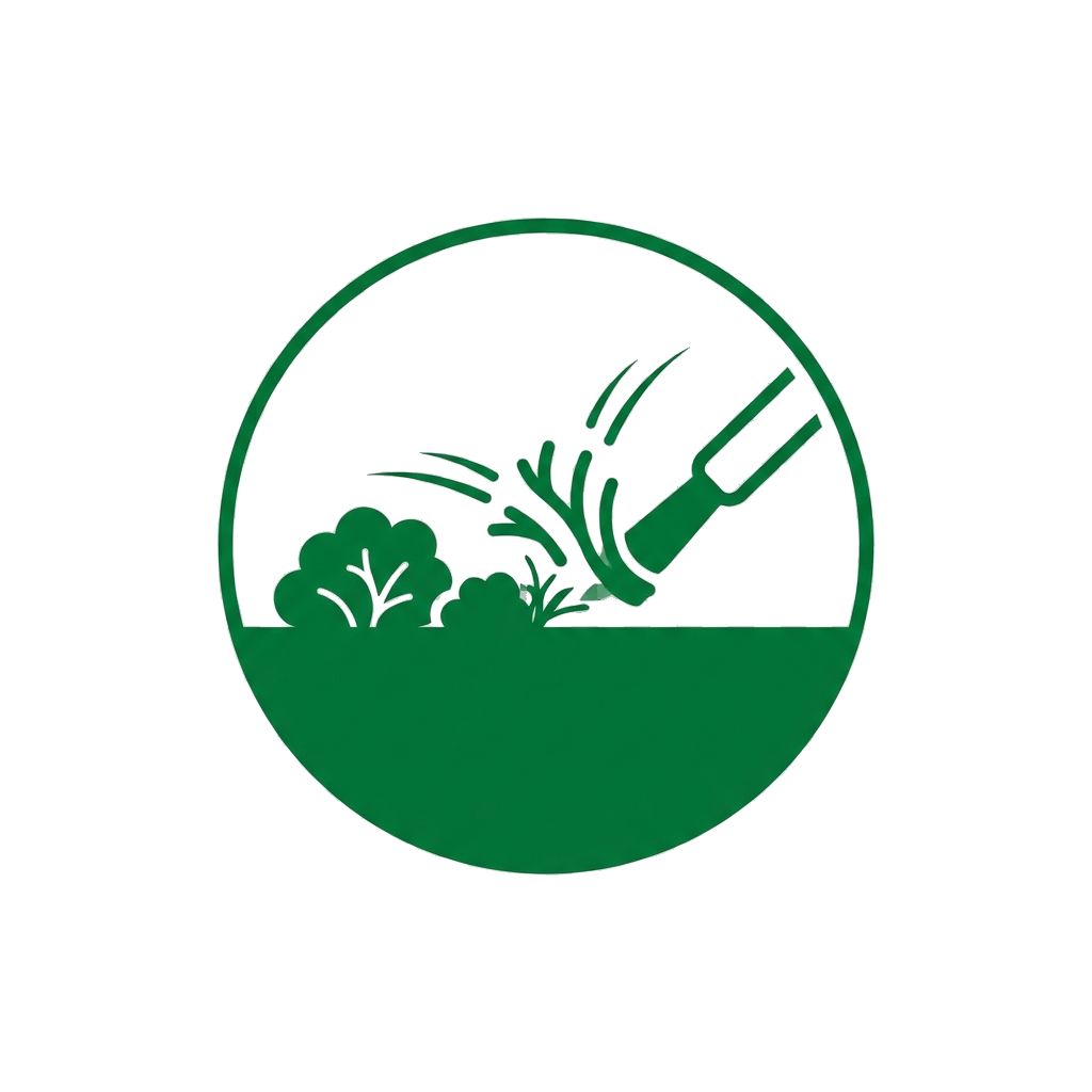 Land clearing service icon