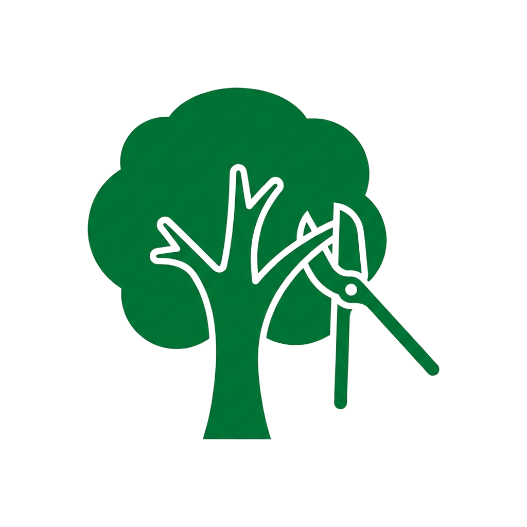 Tree trimming service icon