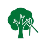 Tree trimming service icon