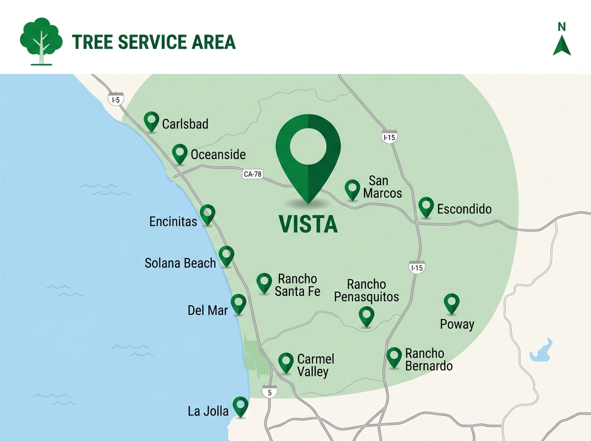 Greenline Tree Service area map