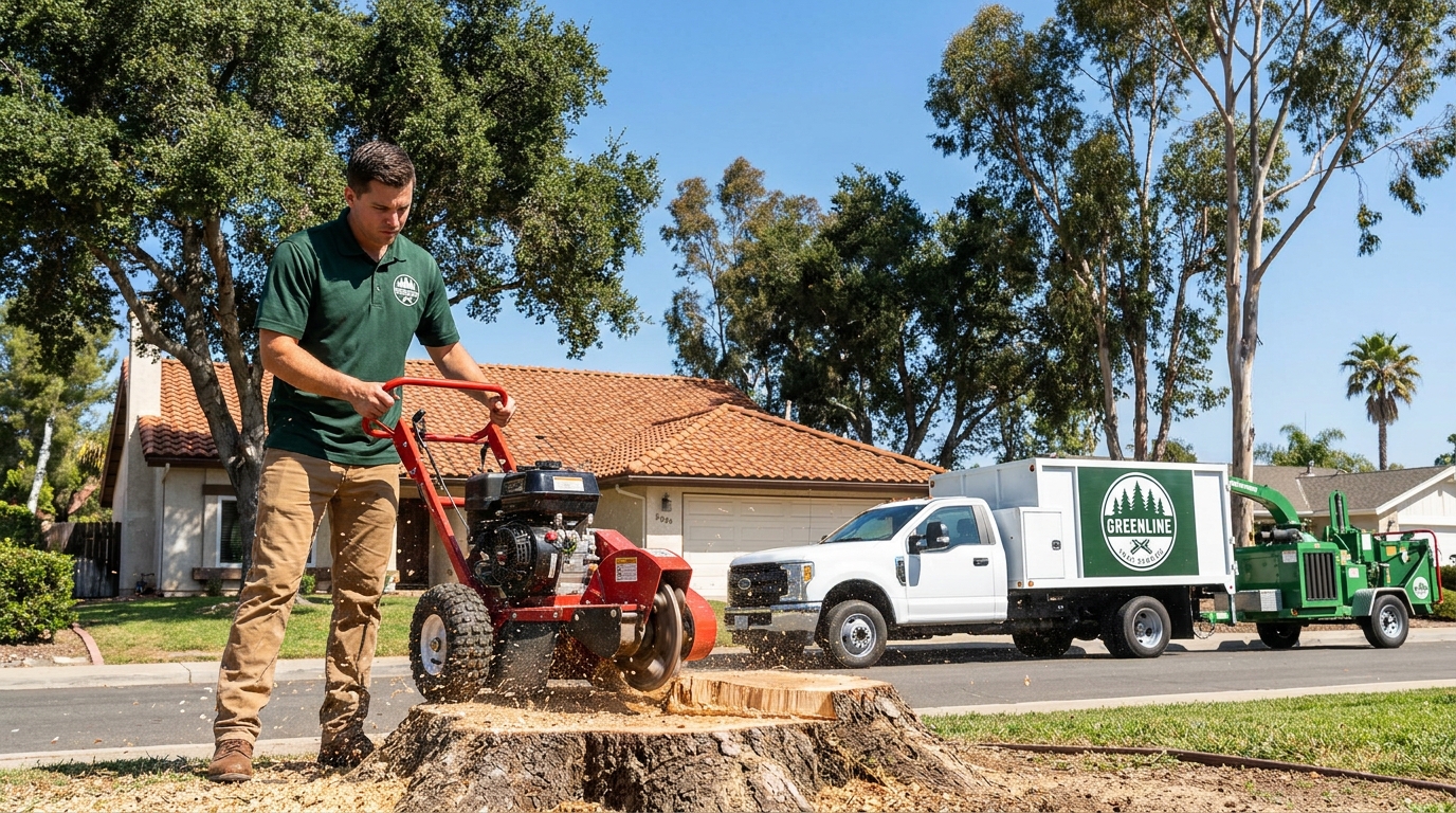Stump grinding Vista