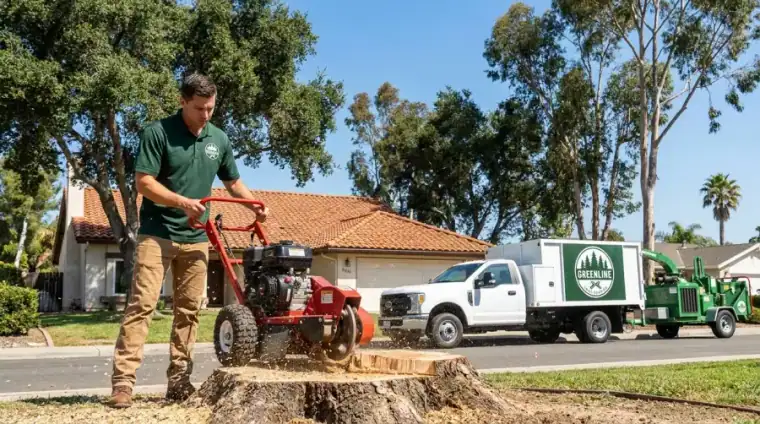 Stump grinding Vista